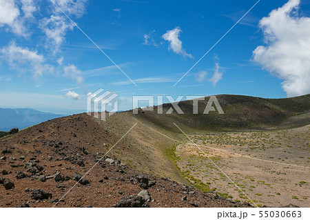 成層火山照片素材