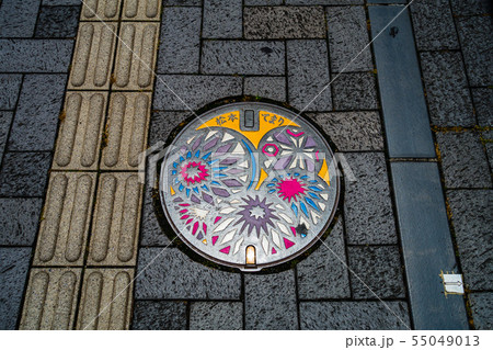 円い 絵の写真素材