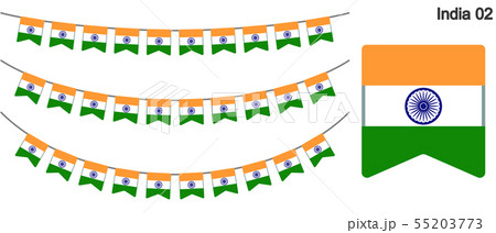 インド 国旗 象徴 イラストのイラスト素材