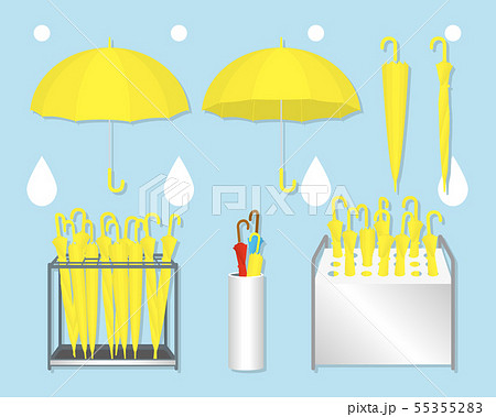 傘立てのイラスト素材