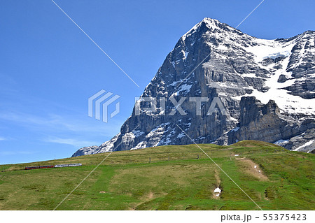スイスアルプスの写真素材