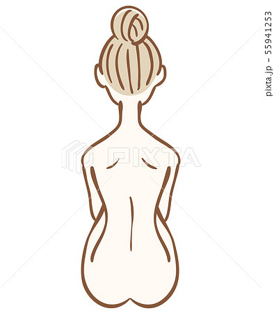 裸体のイラスト素材