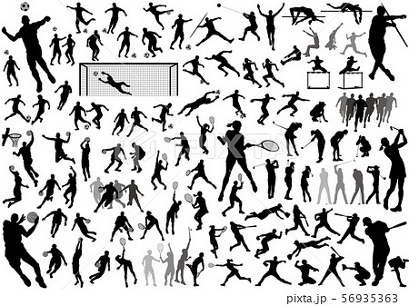 アスリート スポーツ選手 のイラスト素材集 ピクスタ