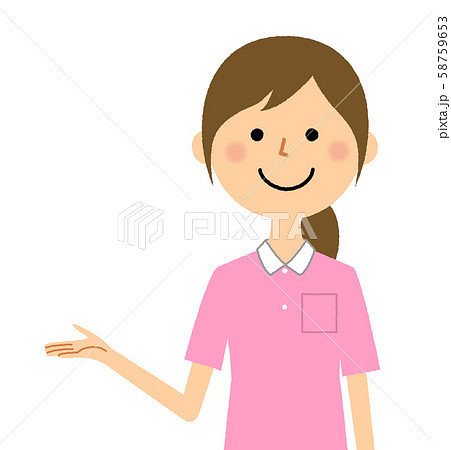 ガイドヘルパーのイラスト素材