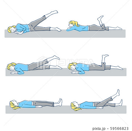 うつ伏せのイラスト素材集 ピクスタ