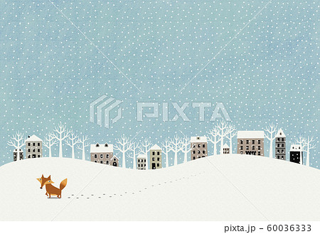 雪原のイラスト素材 Pixta