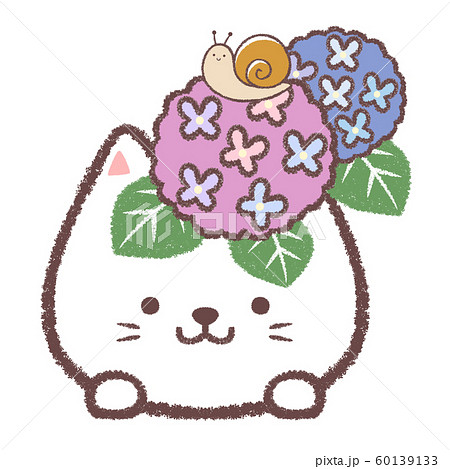 ＊梅雨の季節の猫屋敷＊   イラスト(お家型額縁+屋根に猫) 猫屋敷＊ イラスト(お家型額縁+屋根に猫) - その他