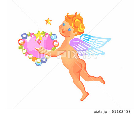 エンジェル かわいいのイラスト素材