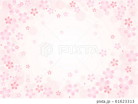 和柄 桜 春 背景画像のイラスト素材
