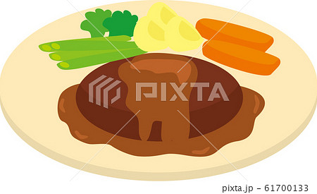 煮込みハンバーグのイラスト素材 Pixta