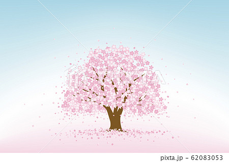 桜 春 花 木のイラスト素材