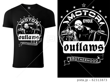 バイク 自転車 白黒 黒白のイラスト素材 - PIXTA