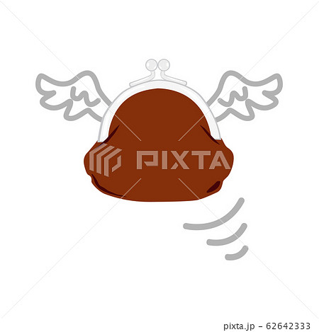 がま口財布のイラスト素材