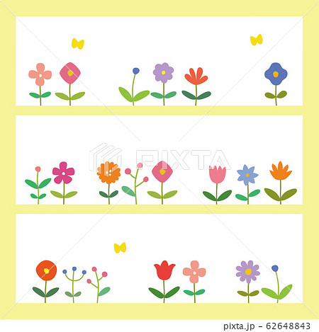 花 チューリップ 切り絵 植物のイラスト素材