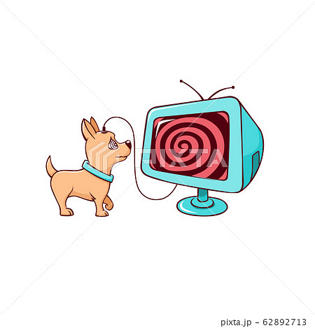 催眠術のイラスト素材