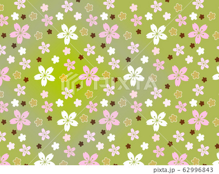 桜 和柄 ヘッダー 春のイラスト素材