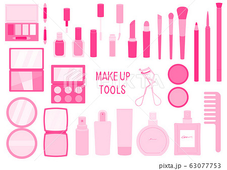化粧道具のイラスト素材