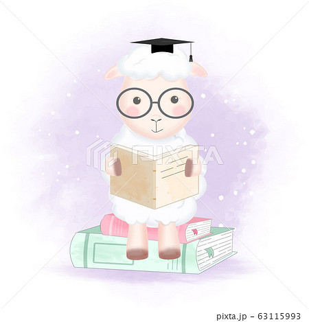 可愛綿羊羊卡通插圖素材 可愛綿羊羊卡通插圖素材
