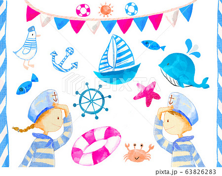 水兵の写真素材