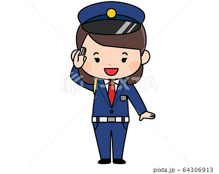 ガードマンのイラスト素材