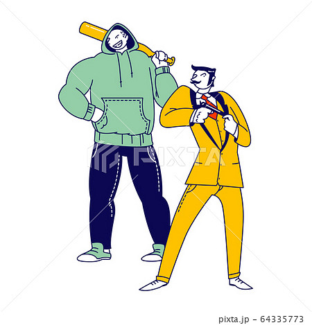 マフィアのイラスト素材