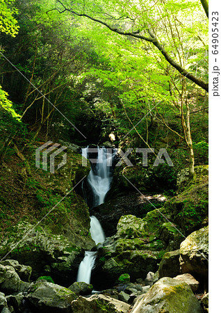 湯川渓谷の写真素材