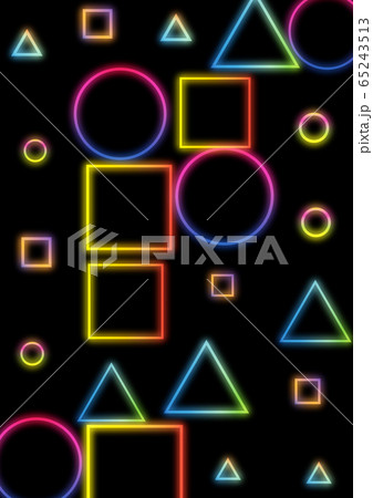 Triangle かわいい 図形 アートのイラスト素材