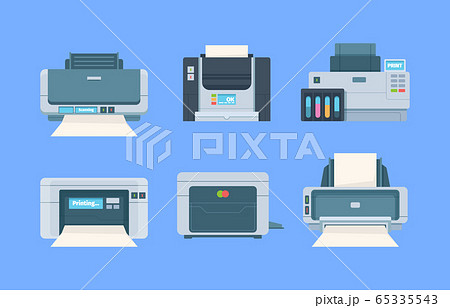 オフセット印刷機のイラスト素材 Pixta