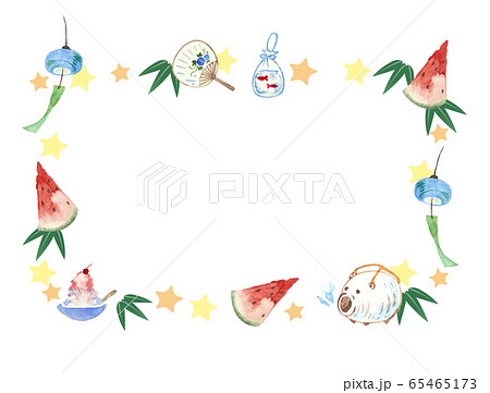 夏イメージのイラスト素材