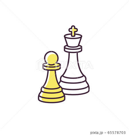 チェス ロゴ ピクトグラム ボードのイラスト素材