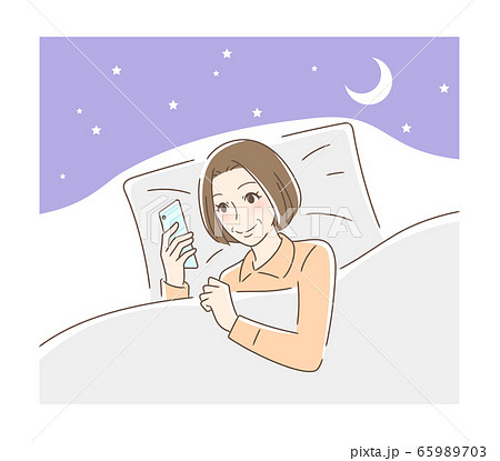 眠る 睡眠 寝る 綺麗のイラスト素材