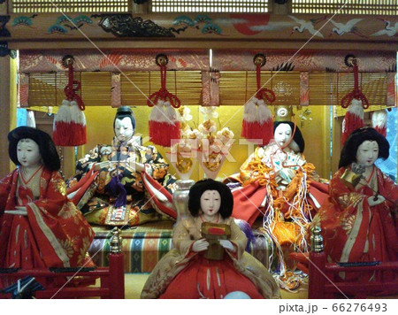 大正時代 アンティーク ひな祭り 大正 雛飾りの写真素材 - PIXTA