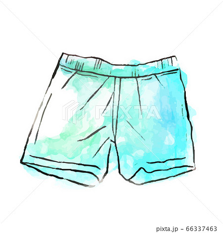 ショートパンツのイラスト素材