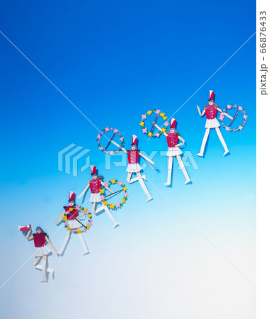 バトントワリングの写真素材