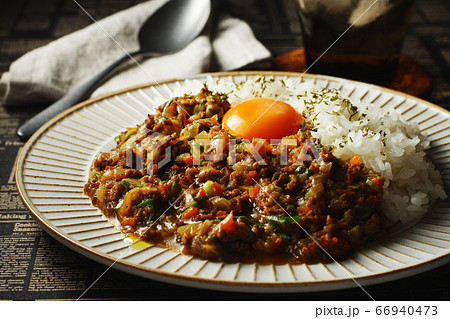 キーマカレーの写真素材
