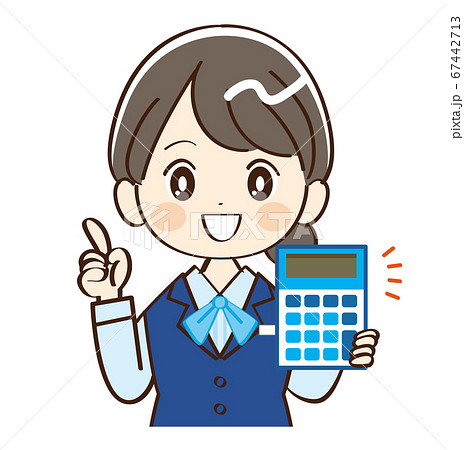 銀行窓口のイラスト素材 銀行窓口のイラスト素材
