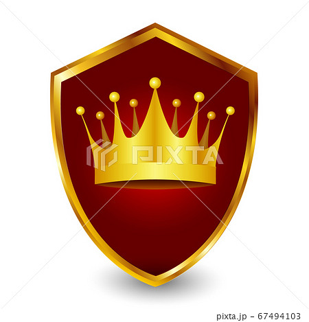 エンブレム　王冠　金　アイコン