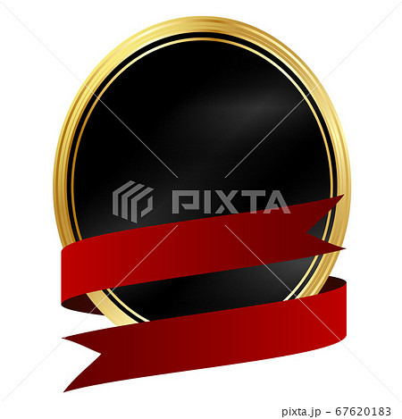 メダル　金　リボン　アイコン
