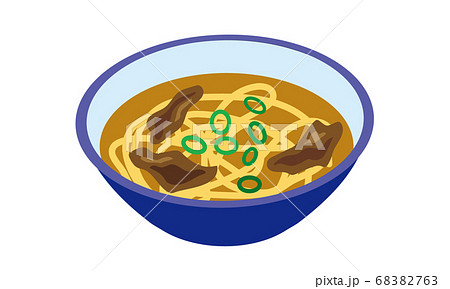 カレーうどんのイラスト素材