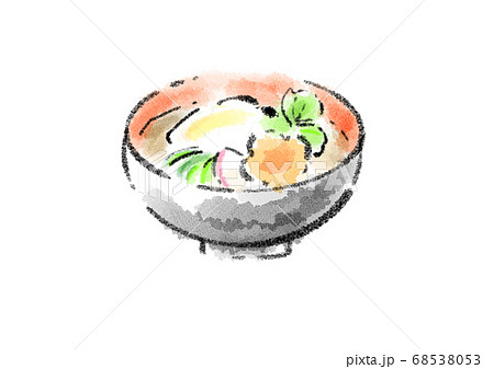 お雑煮のイラスト素材集 ピクスタ