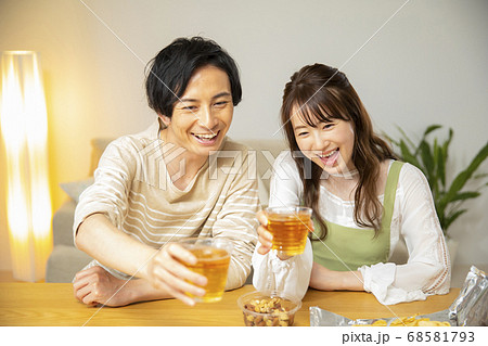 スマホ三脚の写真素材