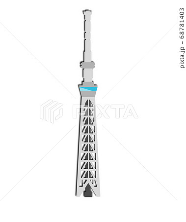 東京スカイツリー スカイツリー 電波塔 タワーのイラスト素材