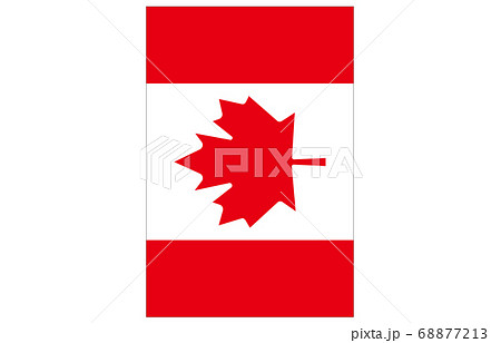 カナダの国旗のイラスト素材