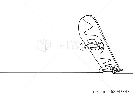 ベクター スケートボード スケボー エクストリームのイラスト素材
