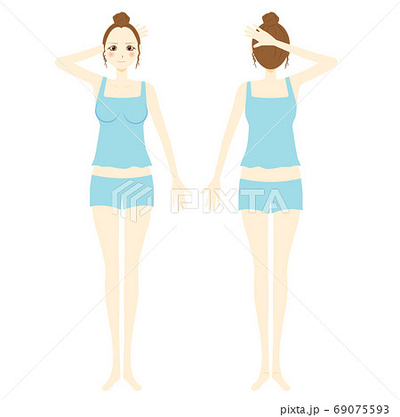 キャミソールのイラスト素材