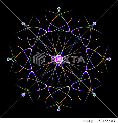 コンパス フラワーの写真素材