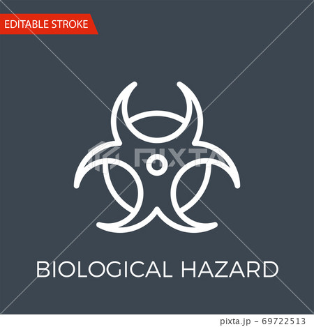 生物化学兵器 標識の写真素材