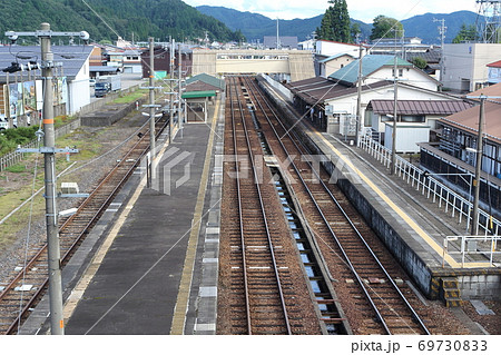 君の名は 聖地 歩道橋 風景の写真素材