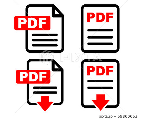 Pdf アイコン Pdfアイコン ファイルの写真素材