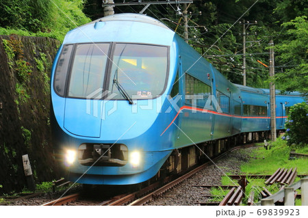 メトロはこね 小田急線形mse ロマンスカー 東京地下鉄の写真素材